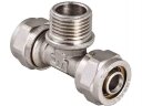 Тройник обжимной с наружней резьбой 32х1"х32 VALTEC
