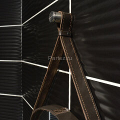 Зеркало AZARIO Капитан D510 коричневая кожа (ФР-00001313)