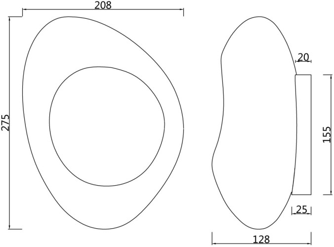 Бра Maytoni MOD306WL-01CH