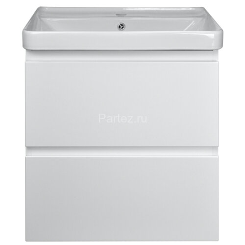 Комплект тумба Azario Мила 60 600х460х670 подвесная с раковиной Monte tx 60 белый (CS00080140)