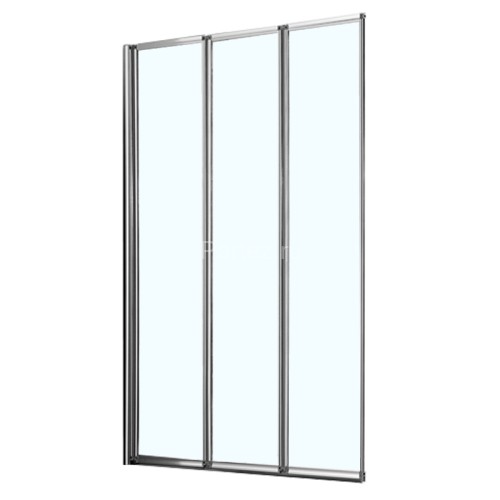 Шторка для ванны складная Azario PRESTON 120х150 цвет профиля хром (AZ-NFC6433 1200)