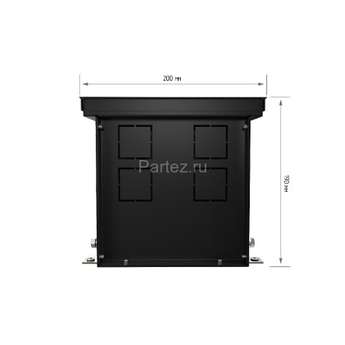 Конвектор внутрипольный Royal Thermo ATRIUM-190/200/1400-DG-U-NA