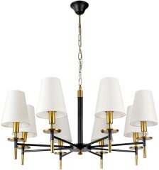 Подвесная люстра Arte Lamp A4075LM-8BK