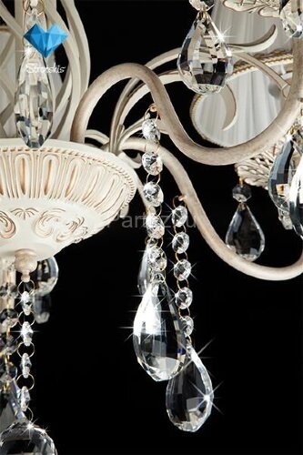 Подвесная люстра Eurosvet 10054/5 белый с золотом