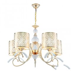 Подвесная люстра Arte Milano 309787/5 Wh/Gd