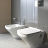 Унитаз подвесной Duravit Durastyle 373x540x393 без смывного края, с сиденьем, белый (45510900A1)