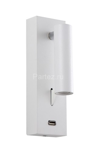 Бра Crystal Lux CLT 210W USB WH