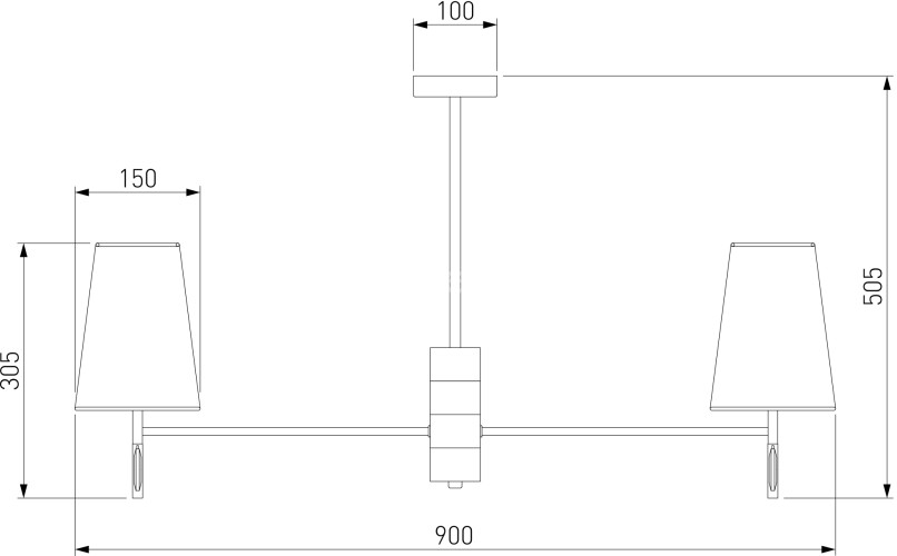 Потолочная люстра Eurosvet 60137/8 золото