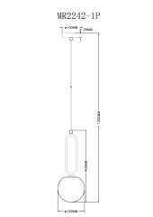 Подвесной светильник MyFar MR2242-1P