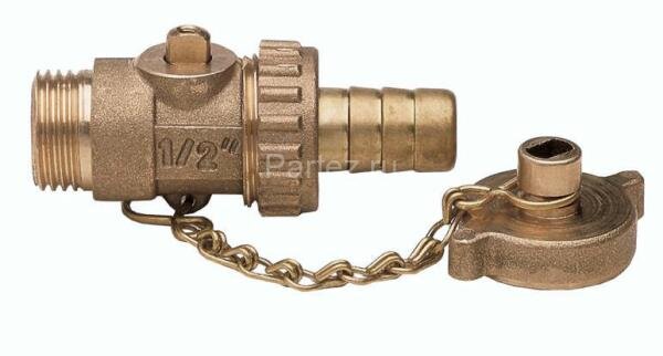 Кран дренажный со штуцером 1/2" art.139 ITAP