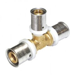 Тройник пресс переходной 26х16х26 VALTEC