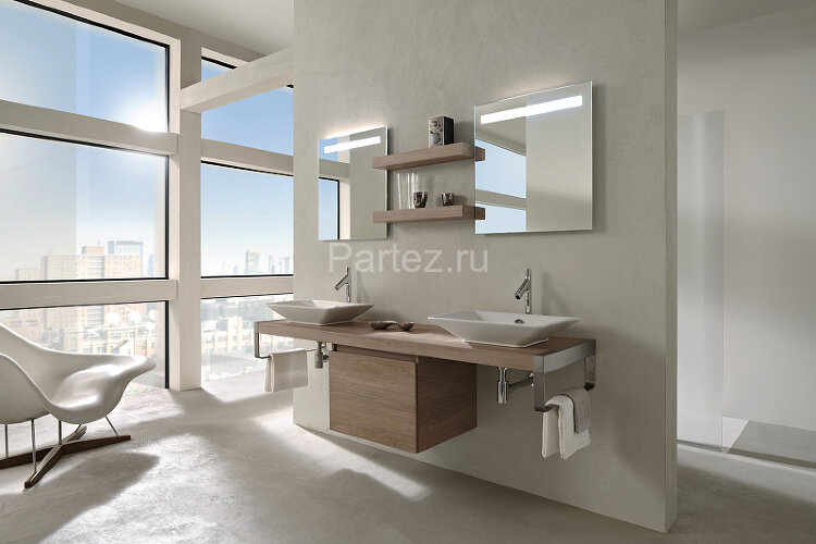 Зеркало Jacob Delafon Parallel 500х650 с подсветкой, подогревом и ИК-выключателем (EB1410RU-NF)