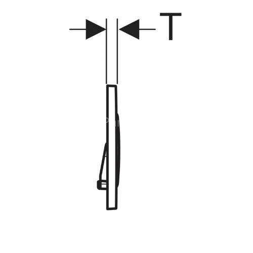 Кнопка смыва Geberit Sigma 20, двойной смыв, черная (115.882.KM.1)