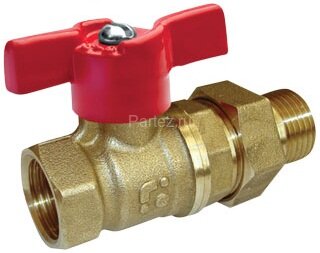 Кран шаровой с накидной гайкой 11Б27П1 Dу20 в-н баб. (Боларм)