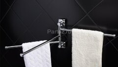 Полотенцедержатель Fixsen Kvadro рога тройные, хром (FX-61302A-3)