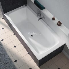 Ванна стальная Kaldewei CAYONO DUO180х80 см, 725, с водоотталкивающим покрытием easy-clean, без ноже