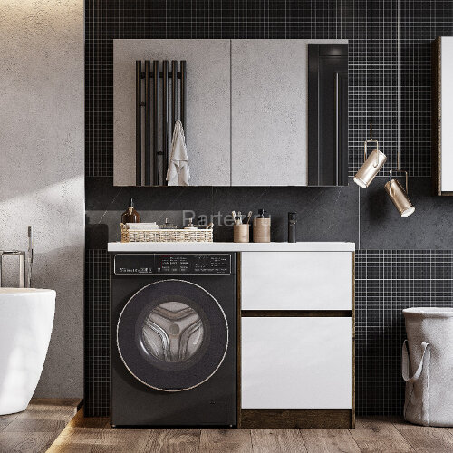 Тумба под раковину Aquaton Лондри 60 без фасада, дуб рустикальный (1A266901LHDR0)