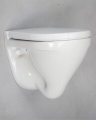 Унитаз подвесной Sanita Luxe Attica 345х495х400 с сидением микролифт (WC.WH/Attica/DM/WHT.G/S1)