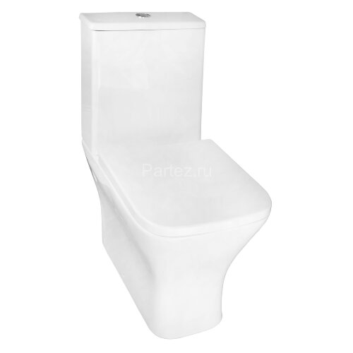 Унитаз-компакт Azario Blaise 385х615х801 напольный, безободковый с быстросъемным сиденьем микролифт