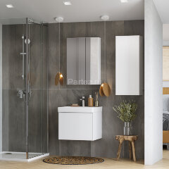 Пенал подвесной Aquaton Асти 35 универсальный, белый (1A262903AX2B0)