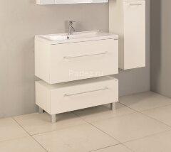 Тумба под раковину AQUATON Мадрид 80 М подвесная, белая (1A126801MA010)