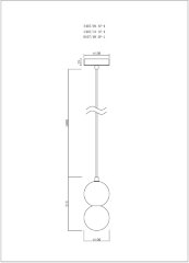 Подвесной светильник Divinare 5407/06 SP-1