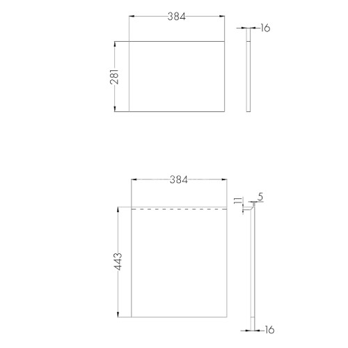 Фасад для тумбы Aquaton Лондри 40 Дуб Кантри (1A274901LHDY0)