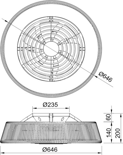 Потолочная люстра Mantra 8227
