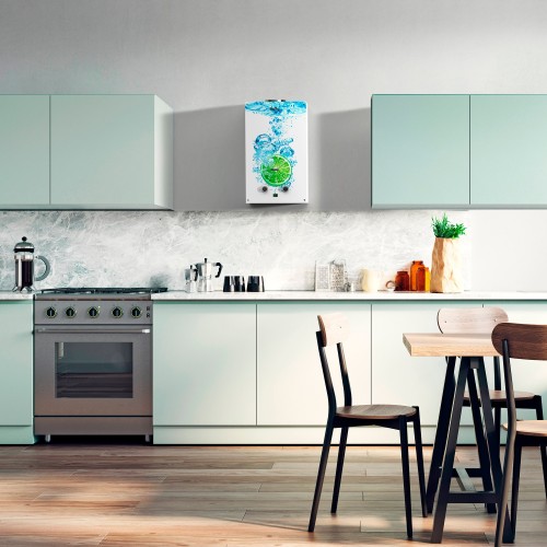 Колонка газовая Ballu GWH 10 Fiery Glass Lime