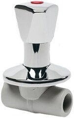 Вентиль под штукатурку с рукояткой D20 Ekoplastik