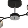 Потолочная люстра Reluce 01405-3.3-04B BK+CR