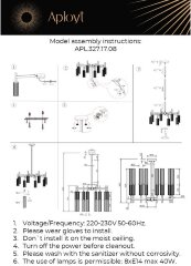 Потолочная люстра Aployt APL.327.17.08