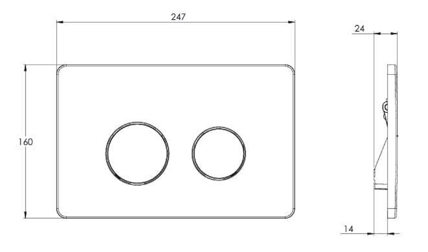 Сет AZARIO инсталляция с панелью смыва + Grado с сидением микролифт +клавиша 0120, хром глянцевый (A
