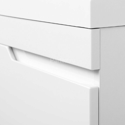 Комплект тумба Итана Alexa 45 (455х250х570) подвесная, с раковиной Фостер 45, левый, белый глянец (C