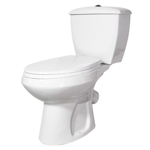 Унитаз-компакт Элисса Комфорт, быстросъемное сиденье с микролифтом, белый (43301130306)