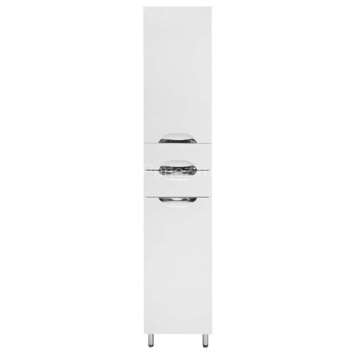 Пенал Loranto Стиль 40 левосторонний, 400х1970х330, белый (CS00024680)