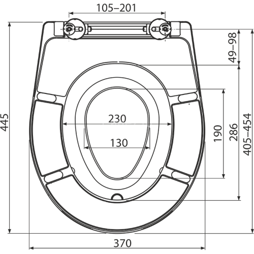 Сиденье для унитаза Alcaplast, со съемным детским вкладышем, белый (A603)