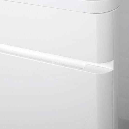 Комплект тумба Итана Roberto 70 (700х453х850) напольная, с раковиной Adel 70, белый глянец (315239)