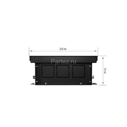 Конвектор внутрипольный Royal Thermo ATRIUM-90/200/1200-DG-U-AU