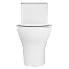 Унитаз-моноблок AZARIO Terni 670x350x760 горизонтальный слив, быстросъемное сиденье микролифт (AZ-86