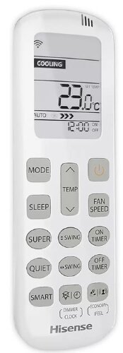 Инверторная сплит-система Hisense ZOOM DC Inverter 2023 AS-13UW4RYRKB04 (комплект)