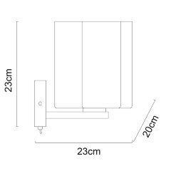 Бра Arte Lamp A3479AP-1CC