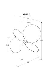 Бра MyFar MR2300-1W
