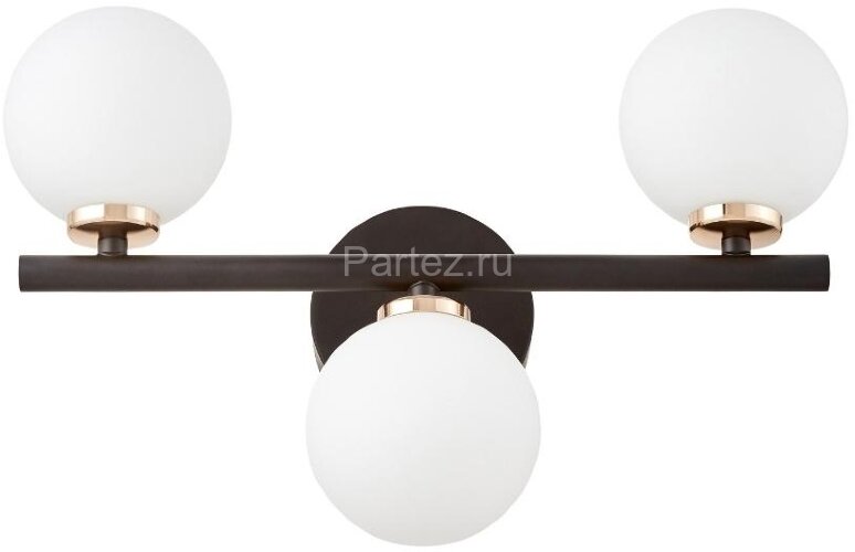 Бра Lumina Deco LDW 6033-3 BK+F.GD