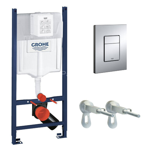 Система инсталляции для унитаза Grphe  Rapid SL, крепеж, панель смыва Skate Cosmopolitan (3 режима) 