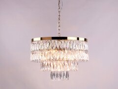 Подвесная люстра Newport 10125+5/C gold