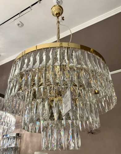 Подвесная люстра Newport 10125+5/C gold