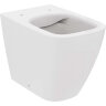 Унитаз приставной Ideal Standard i.life B безободковый, технология RimLS+, горизонтальный (универсал