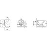 Подвесной унитаз Jacob Delafon Vox c инсталляцией, сиденье микролифт, без панели смыва (E21772RU-00)