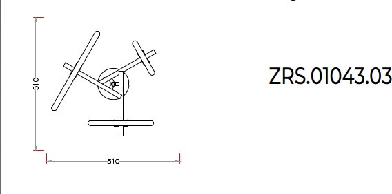 Потолочная люстра Zortes ZRS.01043.03
